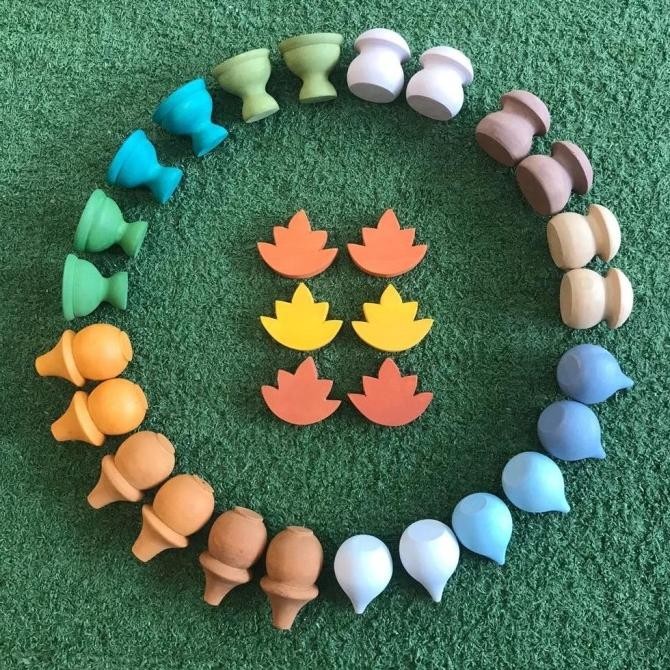 Promo Wooden Loose Part | Loose Parts | Open Ended Toys By Asa Wooden Toys