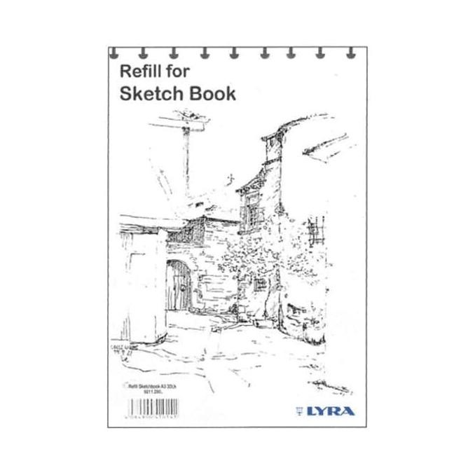 

Sale Lyra Refill Sketch Book Binder A3 30 Lembar / Isi Ulang Buku Sketsa