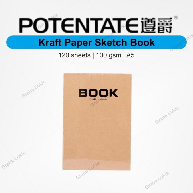 

Sale Potentate Kraft Paper Sketch Book A5