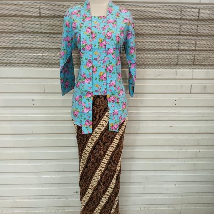 Grosir Kebaya Kutubaru Bunga Katun Jepang/ Kebaya Kutubaru Jumputan Terbaru Kekinian