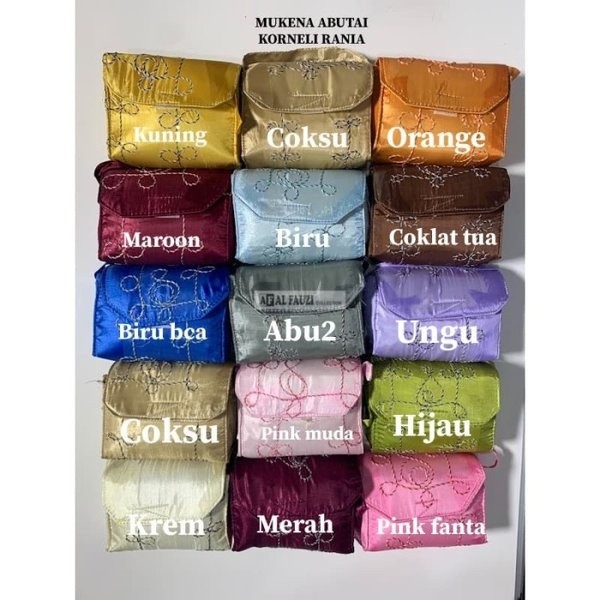 GROSIR Mukena traveling Abutai kornelia