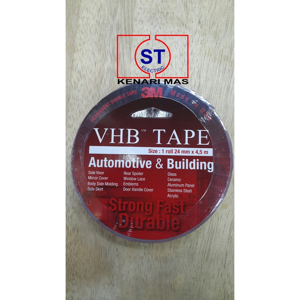 DOUBLE / DOBLE TAPE FOAM 3M VHB Besar 24mm / VHB 24 / VHB24 / VHB 3M
