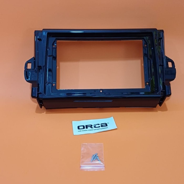 frame head unit double din android 9 inch mobil fortuner vrz