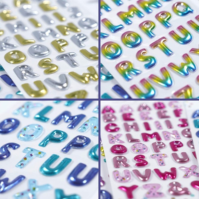 

Limited! Sticker Balloon Alphabet ABC Gambar timbul KERAS Stiker Angka IMPORT Terbatas