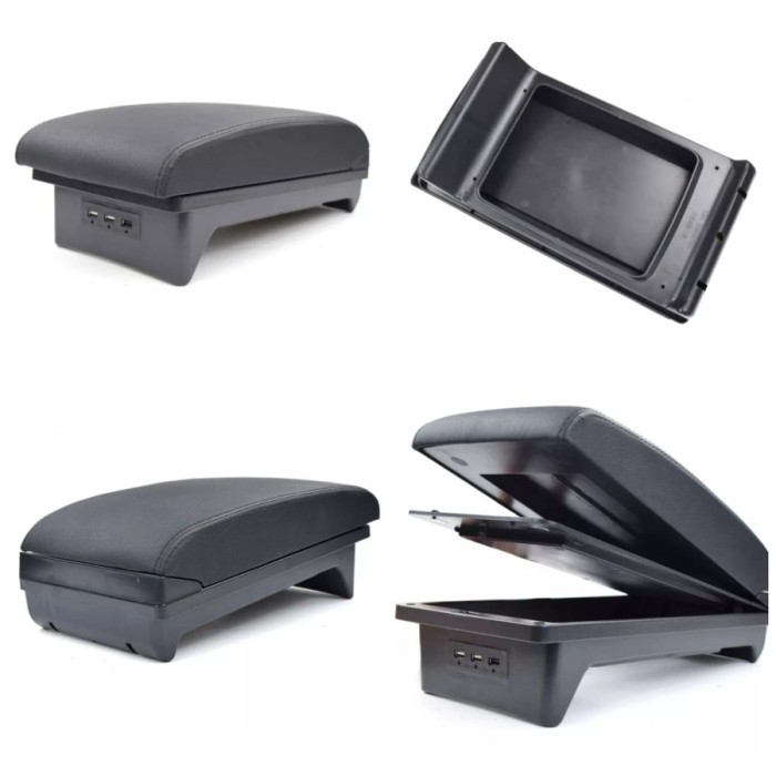 Sliding Armrest Xpander All New Livina Console Box Mobil 3 USB Port