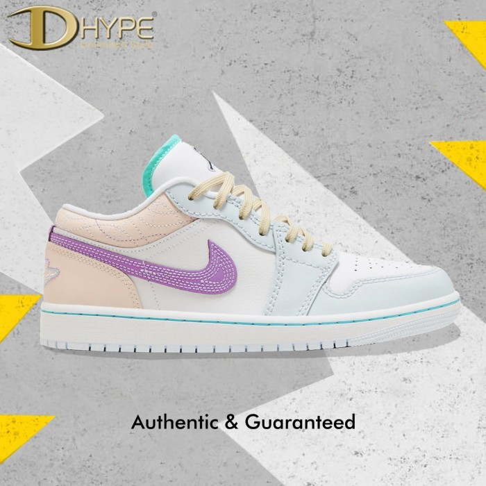 AIR JORDAN 1 LOW MULTICOLOR SASHIKO 100% Authentic