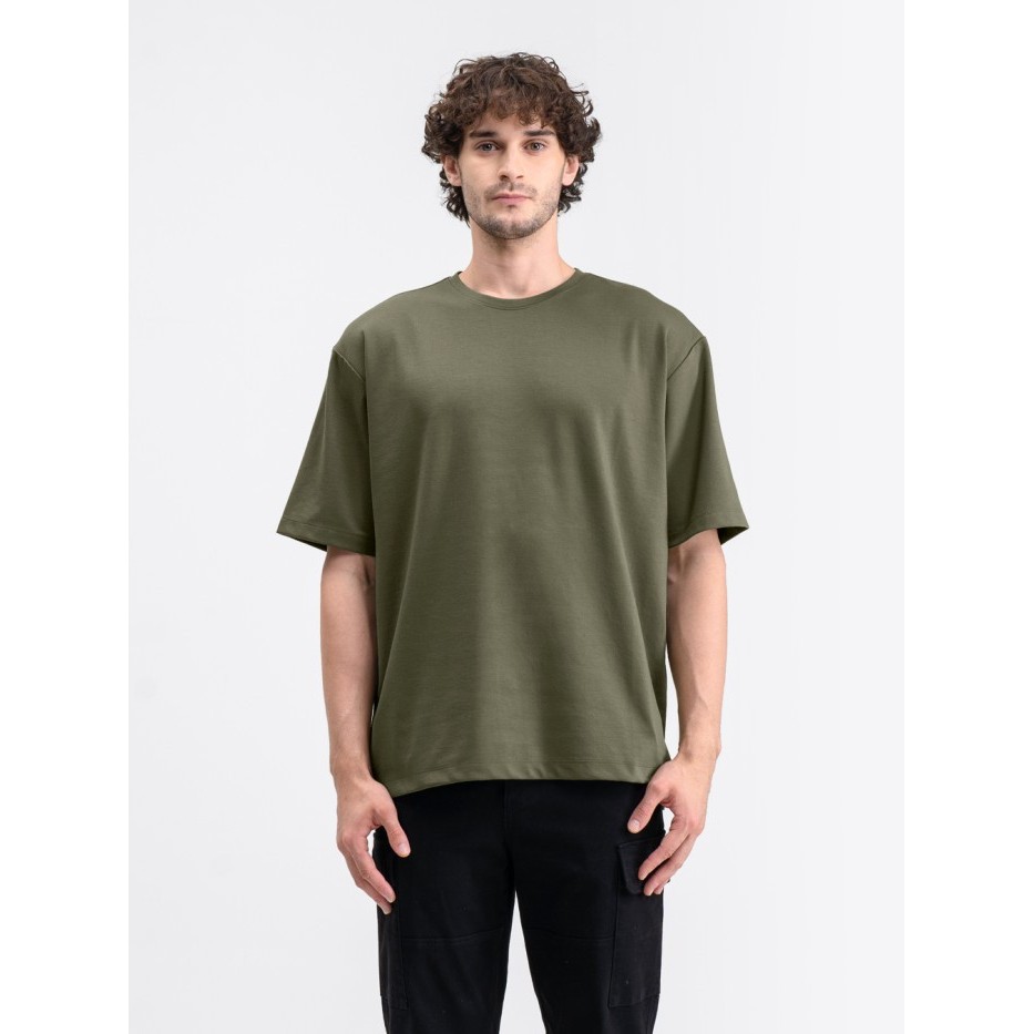 Livehaf - Boxy Ease Tee Olive