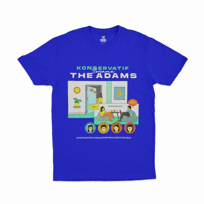 Tshirt The Adams - Konservatif Blue
