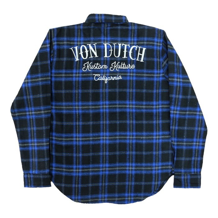 Von Dutch Flannel 0940 Blue