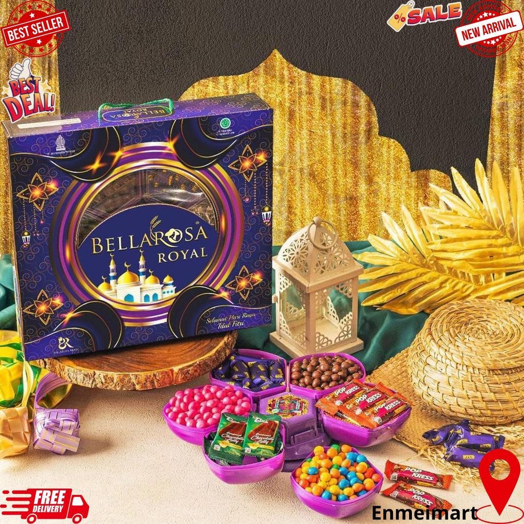 

Paket Lebaran Bellarosa Royal Coklat Toples Putar Parcel Idulfitri 2025 D Best Seller