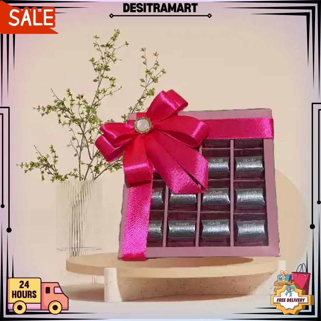 

Hampers Coklat Delfie Pita Kado Ulang Tahun (Free Kartu Ucapan) D Promo Puncak