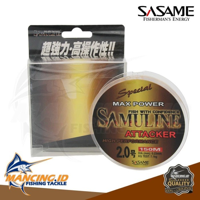 Senar Pancing Sasame Samuline Attacker 150m Fishing Line