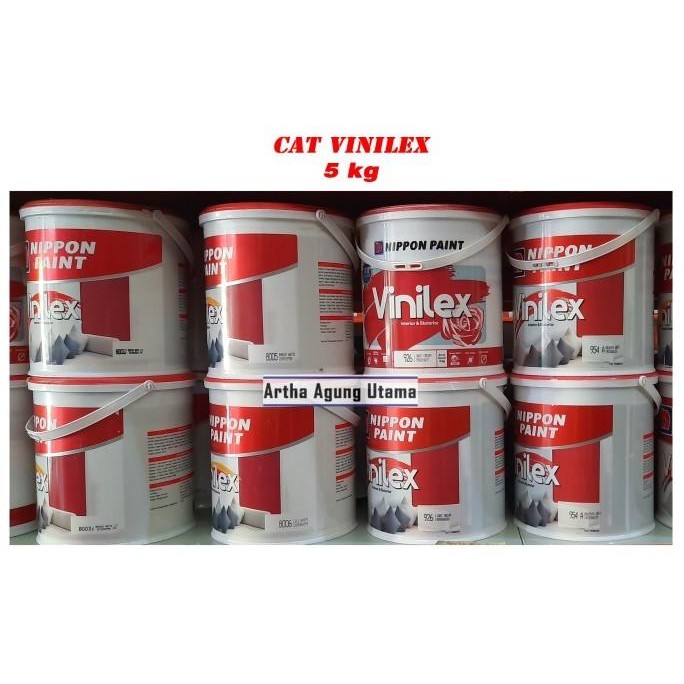 @#@#@#] Cat Tembok Nippont Paint Vinilex Interior & Exterior Galon 5Kg (SALEE)