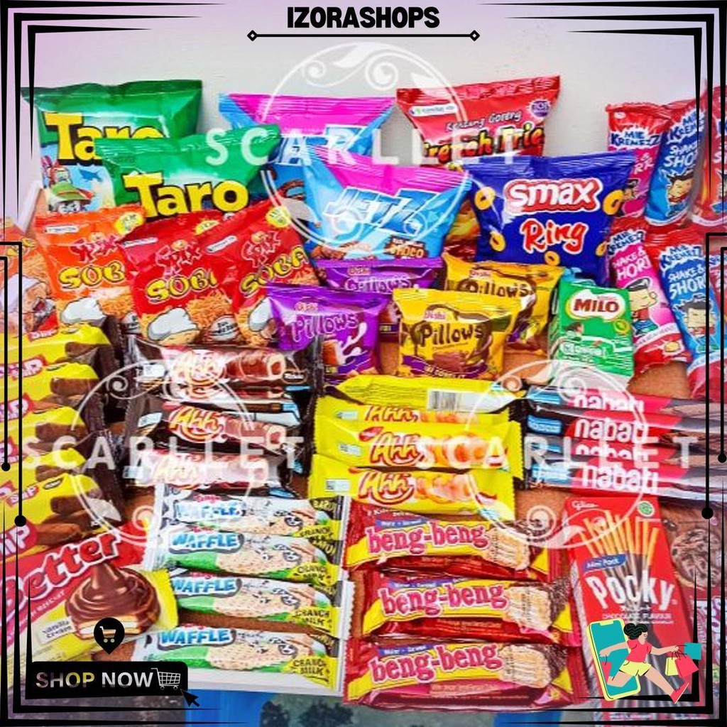 

[Free Box] Paket Kado Hampers Snack Isi 50 Pcs Snack Natal Lebaran Kado Ulang Tahun Birthday Ultah Wisuda Anniversary Sidang Sempro Chiki Makanan Coklat Kado Anak Imlek Lebaran Buket Snack Bouquet Snack Box Idul Fitri Chiki Wafer Idul Adha Kado Valentine