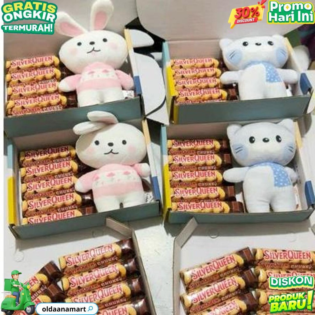 

[Bycheryl] Coklat Chunky Bar Silverqueen Valentine Dan Coklat Valentine Silverqueen Chunky Almond & Cashew D Promo 2.2