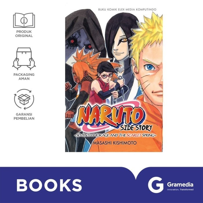 TERLARIS KOMIK NARUTO SIDE STORY: SEVENTH HOKAGE AND THE SCARLET SPRING (2024) MURAH MURAH