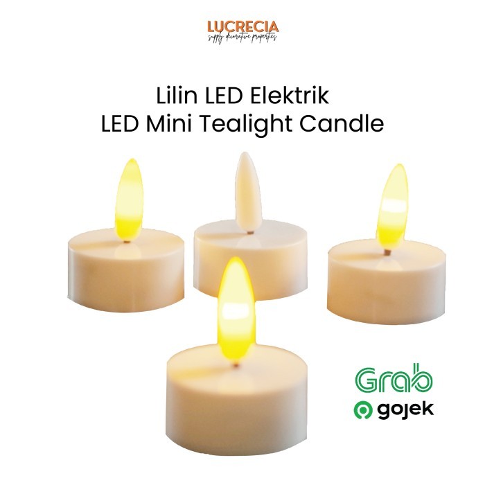 Lucrecia Lilin Led Elektrik Led Mini Tealight Candle