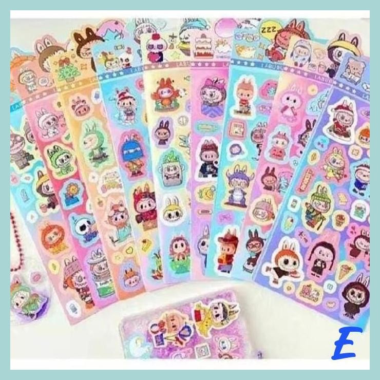 

| STV | STIKER HOLOGRAM KARAKTER LABUBU ISI 1 PCS