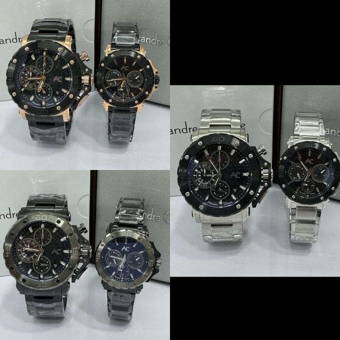 Grosir Jam Tangan Couple Alexandre Christie Collection Ac9205 (Original)