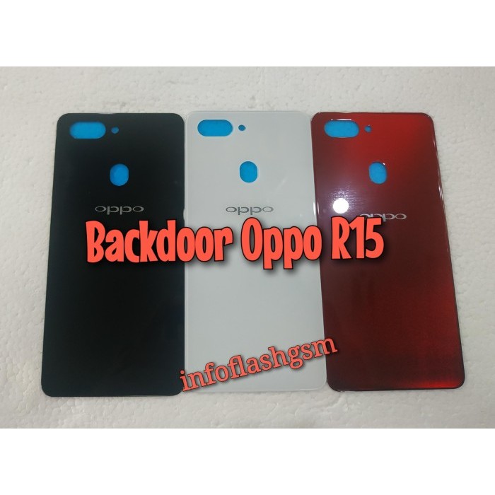BACKDOOR BACK CASE COVER TUTUP BELAKANG OPPO R15