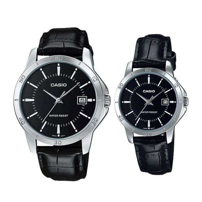 Promo Jam Tangan Pasangan Casio Original Mtp V004L 1A - Ltp V004L 1A