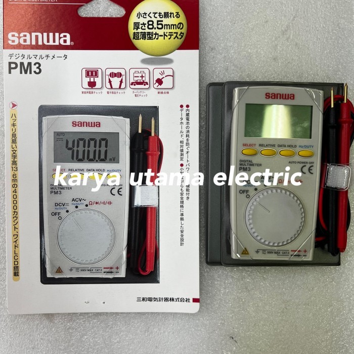 #Produk Berkualitas Multitester Digital Sanwa Pm3 Pocket Digital Multitester Sanwa Pm3