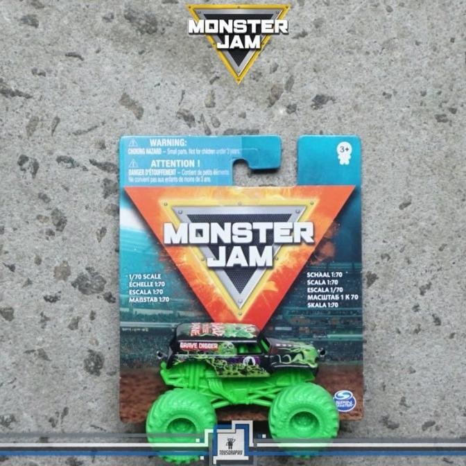 Sale Monster Jam 1/70 Grave Digger Trucks Hot Wheels Truck Spin Master
