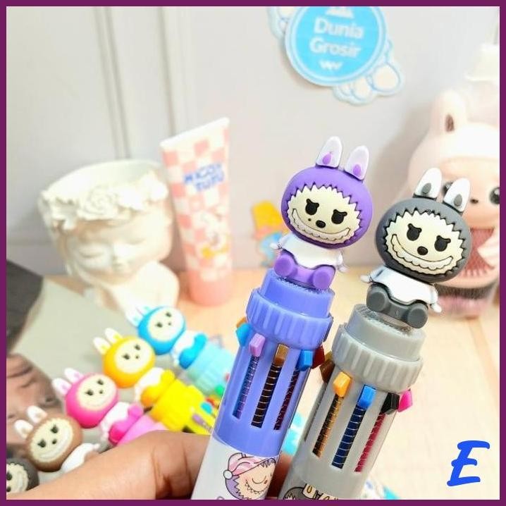 

| STV | PULPEN 10 WARNA LABUBU CUTE LUCU / PEN CETAK 10 WARNA LABUBU KEKINIAN FAVORIT ANAK KUALITAS TERBAIK STATIONARY FANCY HARGA TERMURAH BISA GROSIR DAN COD