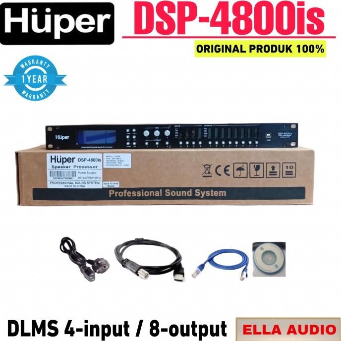 Grosir Dlms Huper Dsp 4800Is Speaker Managament 4-In 8-Out Huper Dsp 4800Is