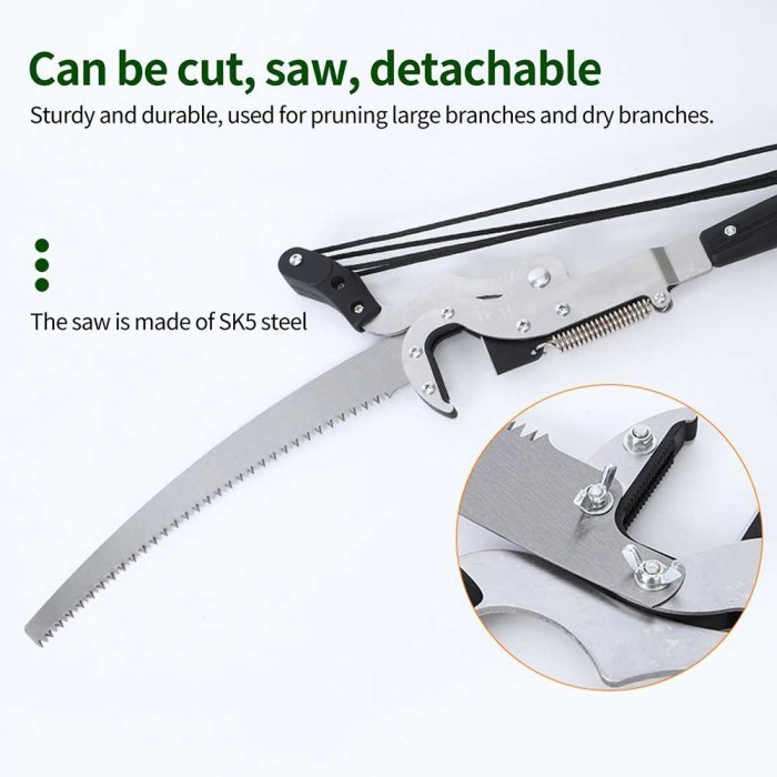 Gergaji Pemotong Dahan Ranting Galah Alat Potong Gunting Dahan Ranting