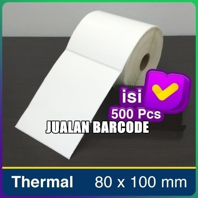 

Label Barcode 80 x 100 Kertas Sticker Thermal 80x100 mm ( 500 pcs )