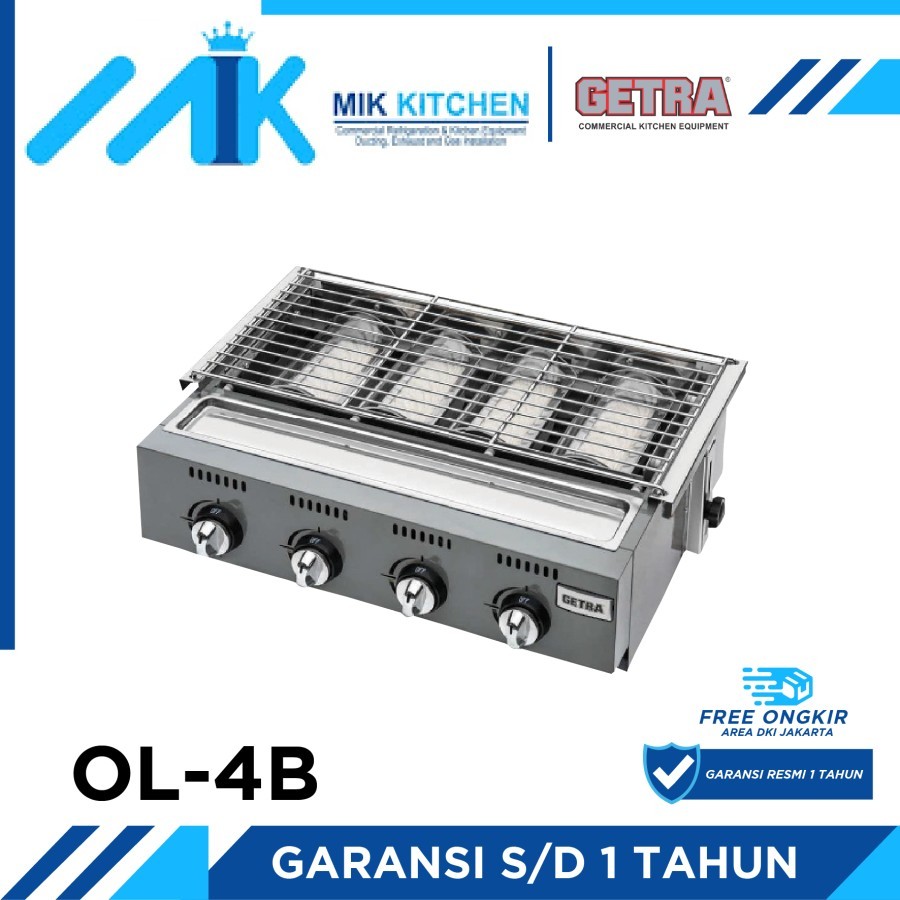 GETRA OL-4B (Griller) Roaster 4 Burner
