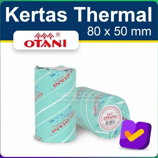 

Kertas Thermal Otani 80 x 50 mm Struk 80mm 80x50mm (10 Roll)