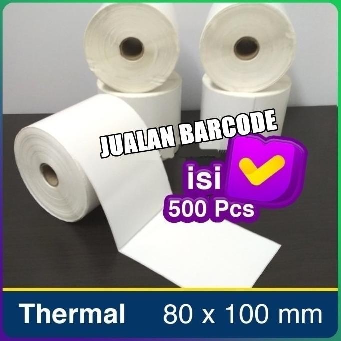 

RESI Label Barcode 80 x 100 Kertas Sticker Thermal 80x100 mm (500 pcs)