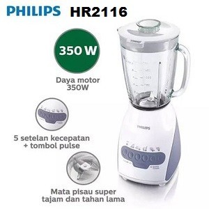 Produk Terbaik] BLENDER PHILIPS / BLENDER KACA HR2116 / BLENDER PLASTIK HR2115