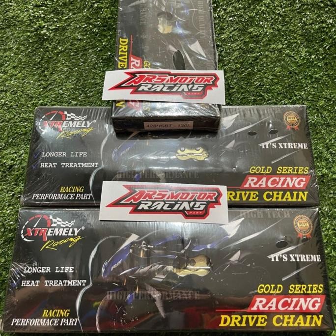 Promo RANTAI XTR HSBT 428 130L GOLD- XTREME RACING COD