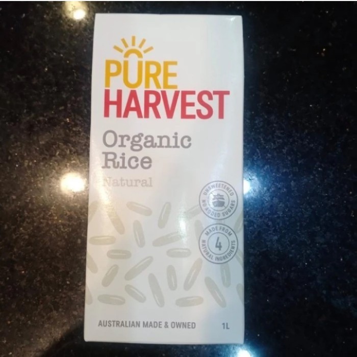 

Pure Harvest Organic Rice Milk 1Lt