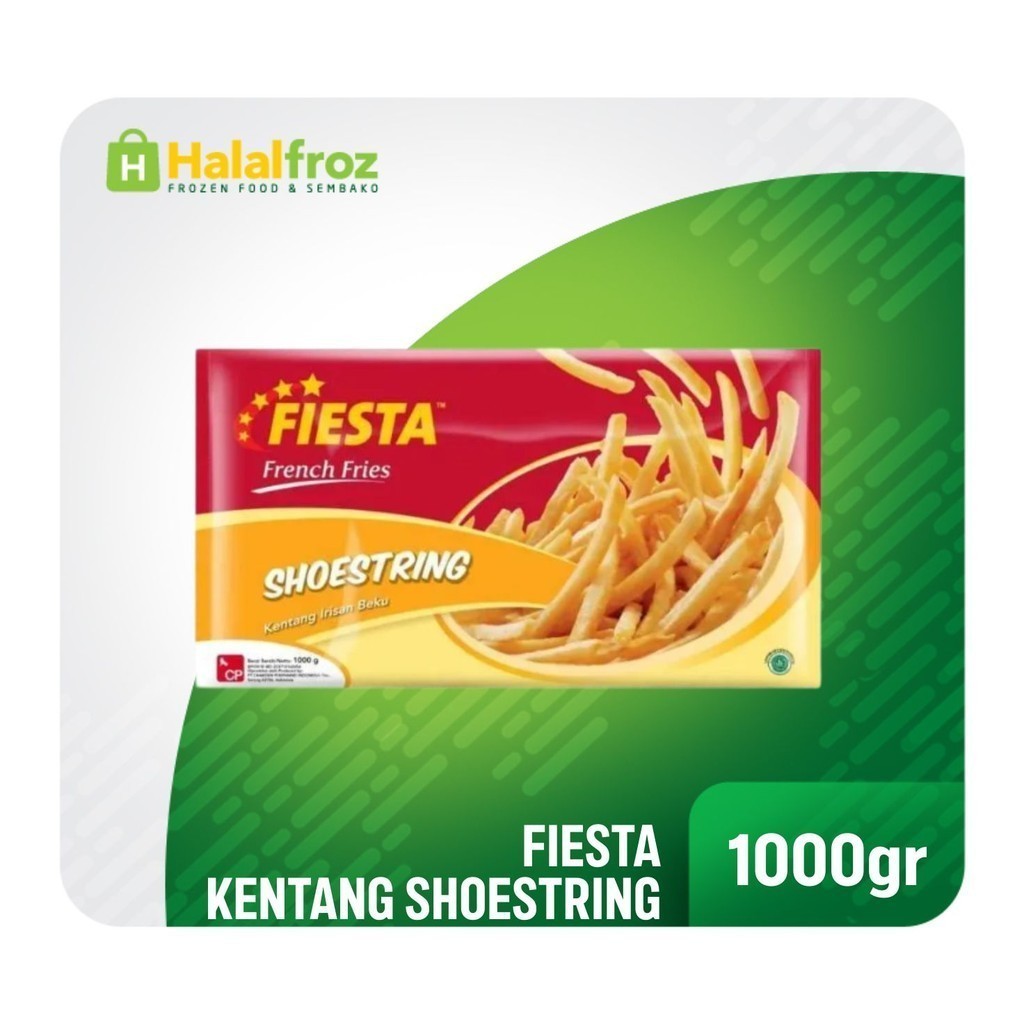 

Kentang Goreng French Fries Fiesta Shoestring 1 KgGosend Ready, Paling murah, Terlaris