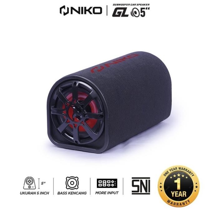 Speaker Niko Bluetooth GL5 / Speaker Subwoofer Bass 5 inch