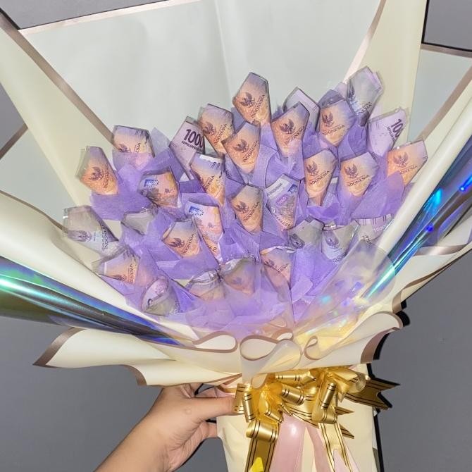 Buquet uang 20 lembar 2 juta GVS