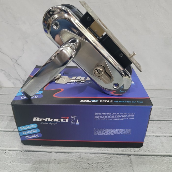 %%%%] Kunci pintu rumah set stainless-Kecil- BELLUCI blue label