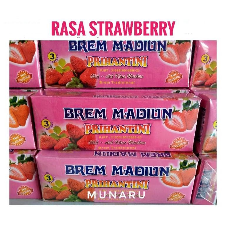 

NEW Brem Khas Madiun Rasa Strawberry MURAH BERKUALITAS