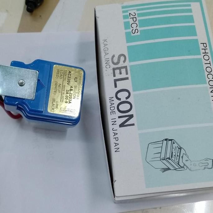 Promo Photocell Selcon 6a/Fotocell 6A/Sensor Cahaya PhotoCell Selcon 6Amper COD