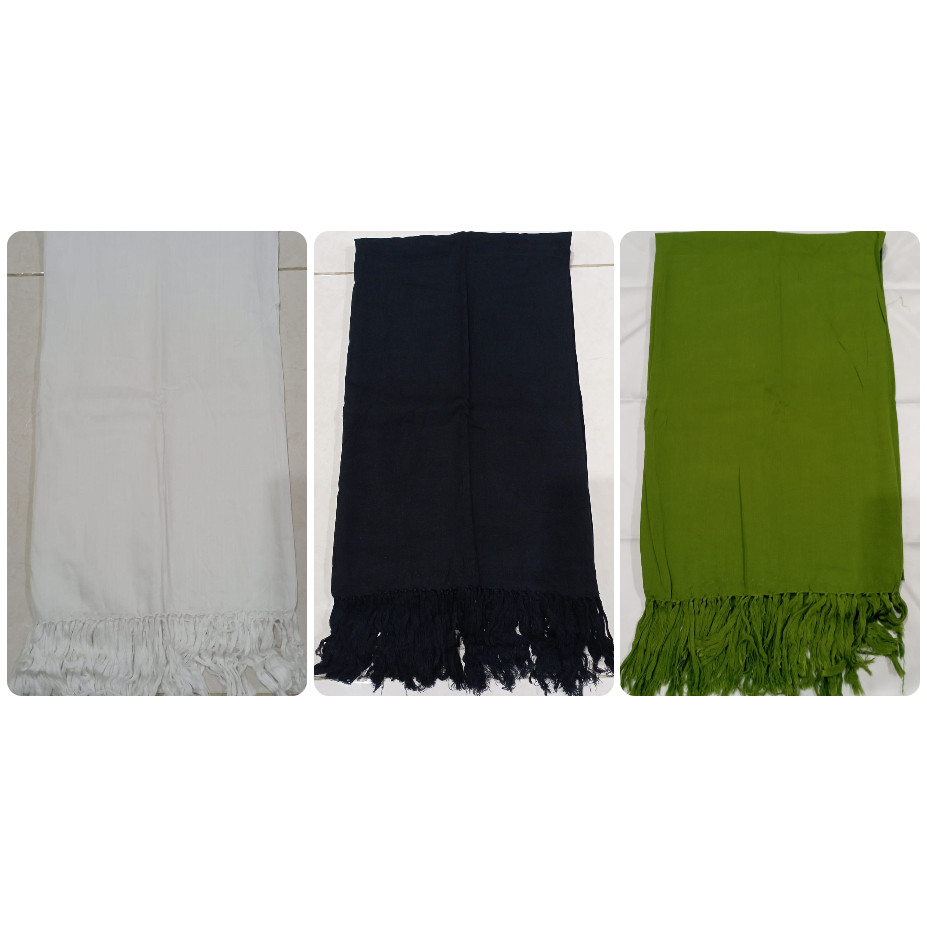 New Produk Sorban Rida Putih Polos Panjang/ Sorban Putih Panjang / Sorban Panjang / Sorban Habaib