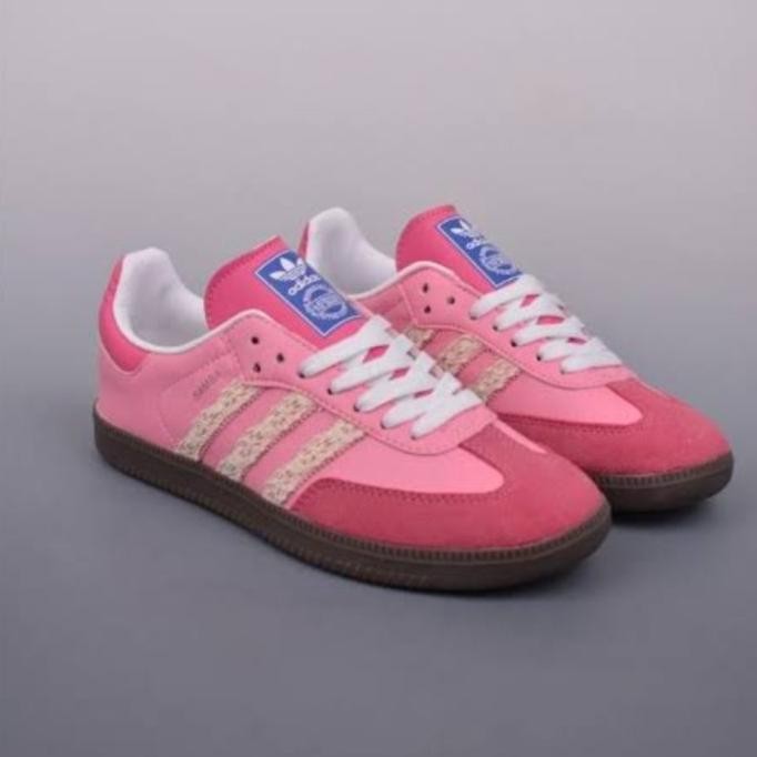 Sepatu Adidas Samba Women Pink Mist Original Marsyaanggrita