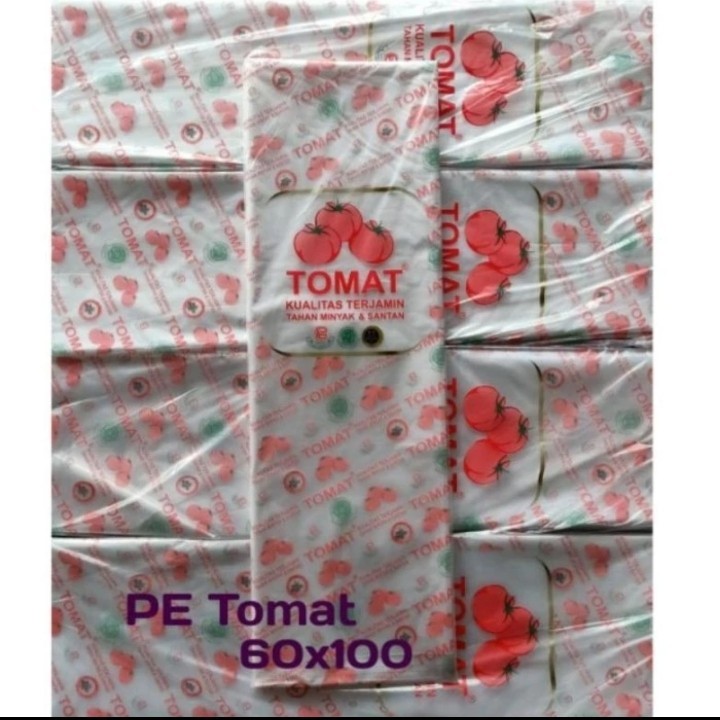 PLASTIK PE CAP TOMAT UK 60x100 TEBAL 0,8 /Grosir 1 Ball 30 KG