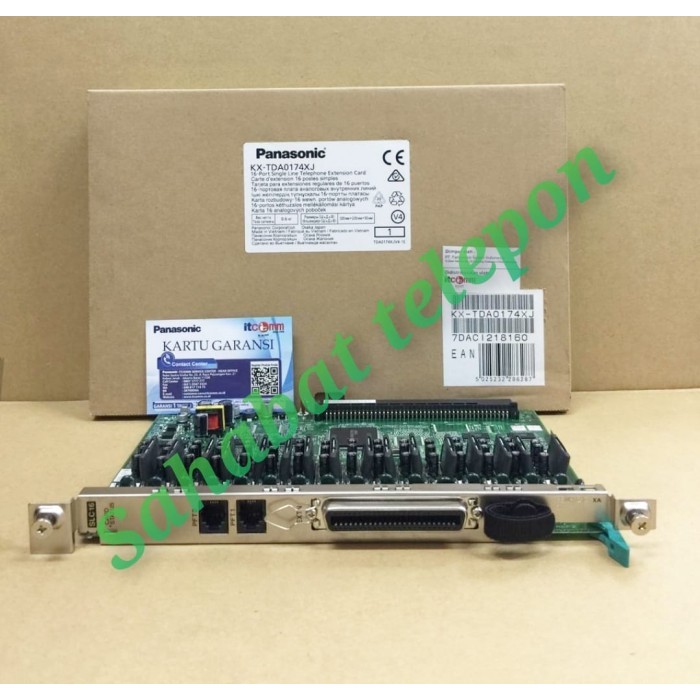 Panasonic Card KX-TDA0174XJ (16 Port Single Line Telephone Extension )