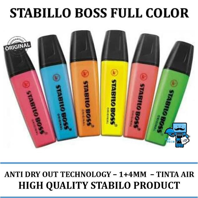

Stabillo Boss Original Full Color (Harga/Pak)
