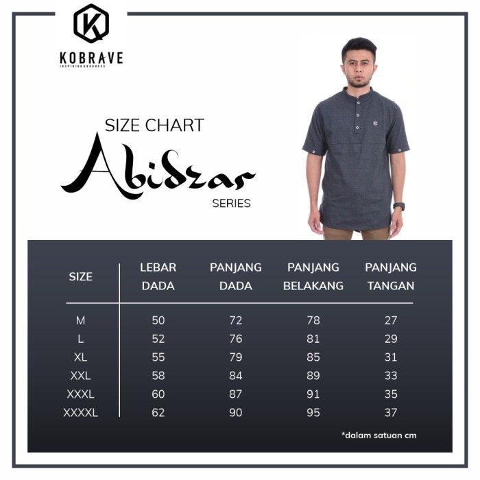 Cod Baju Muslim Koko Kaos Kobrave Limited Abidzar Spesial Ukuran Besar #Gratisongkir #Sale #Discount