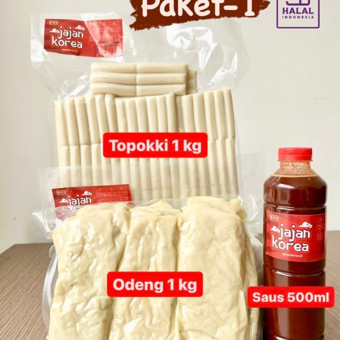 

PAKET 1 (TOPOKI 1KG + ODENG 1KG 1 + SAOS GOCHUJANG 500GR
